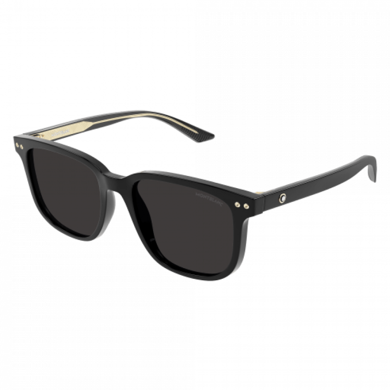 Sunglasses Montblanc MB 0258 SA- 001 Black / Smoke 55mm