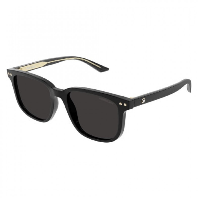 Sunglasses Montblanc MB 0258 SA- 001 Black / Smoke Sunglasses Montblanc MB 0258 SA- 001 Black / Smoke