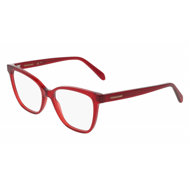 Eyeglasses FERRAGAMO SF 3062 612 Transparent Burgundy 54mm