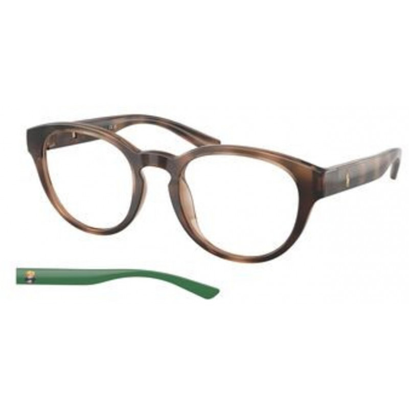 Eyeglasses Polo PH 2293 U 6070 Shiny Dark Havana/Demo Lens 50mm