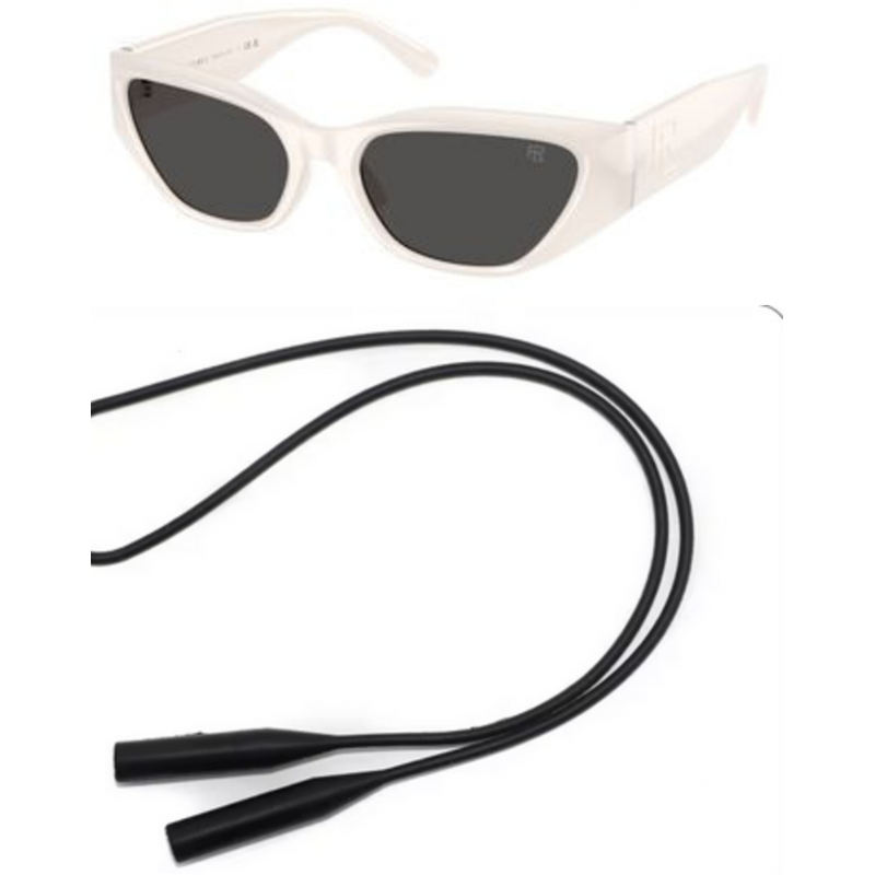 Ralph Lauren Sunglasses Bundle: 8231 U 630987 Opal Blush  /  Dark Grey Polyamide Standard 55mm and Universal Anti-slip Silicone Leash