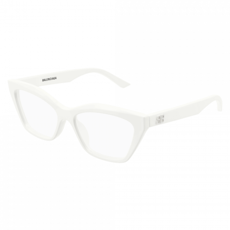 Eyeglasses Balenciaga BB 0342 O- 011 White / Transparent 55mm