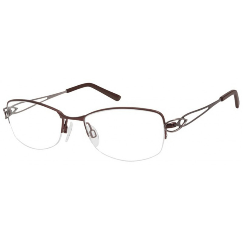 Eyeglasses Charmant Titanium Perfection 12140 Wine WI Eyeglasses Charmant Titanium Perfection 12140 Wine WI