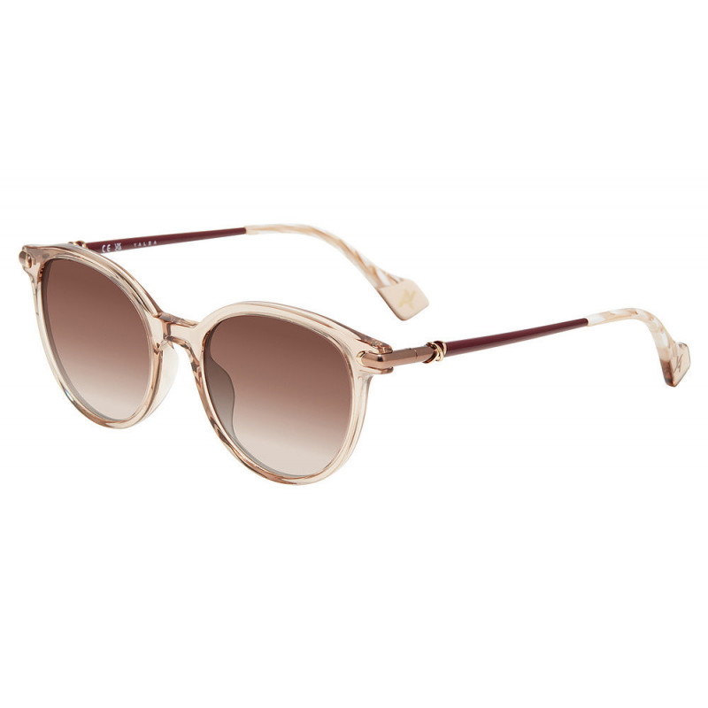 Sunglasses Yalea SYA 246 07hm Shiny Transparent Beige 52mm