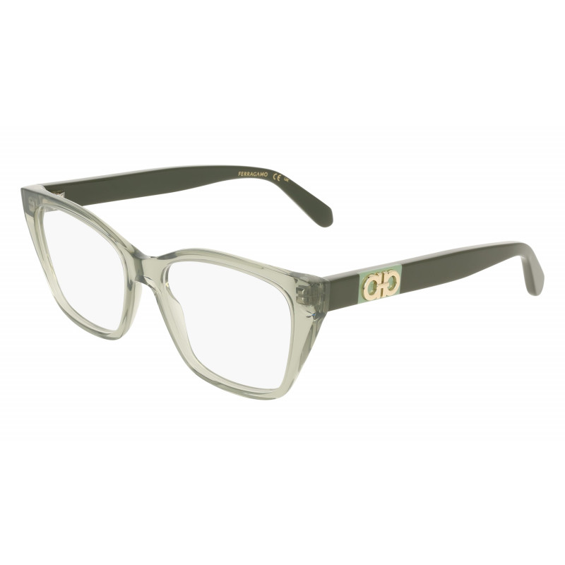 Eyeglasses FERRAGAMO SF 3074 313 Transparent Sage 54mm