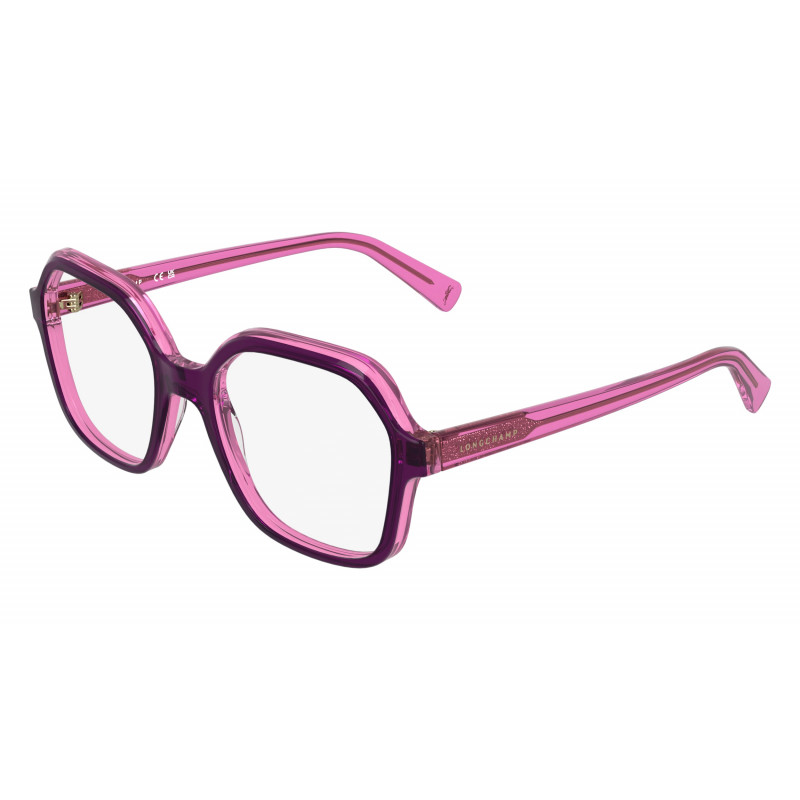 Eyeglasses LONGCHAMP LO 2796 506 Transparent Purple/Fucsia 53mm