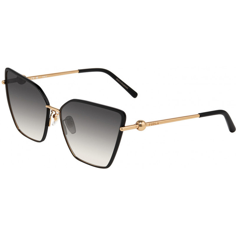 Sunglasses Furla SFU 890 0301 Rose Gold W/Black Parts 62mm