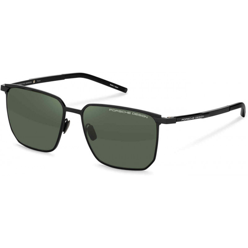 Sunglasses Porsche Design P 8976 a611 Black W/ Green Lens 58mm