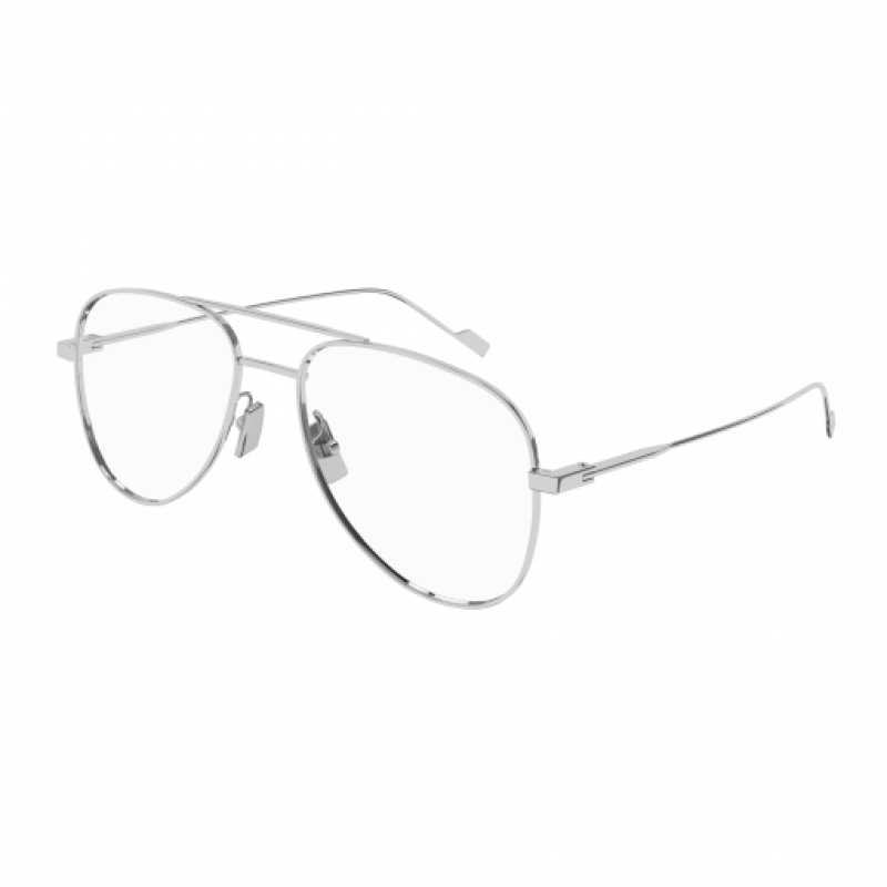 Eyeglasses Saint Laurent CLASSIC 11 YSL- 002 Silver / Transparent 55mm