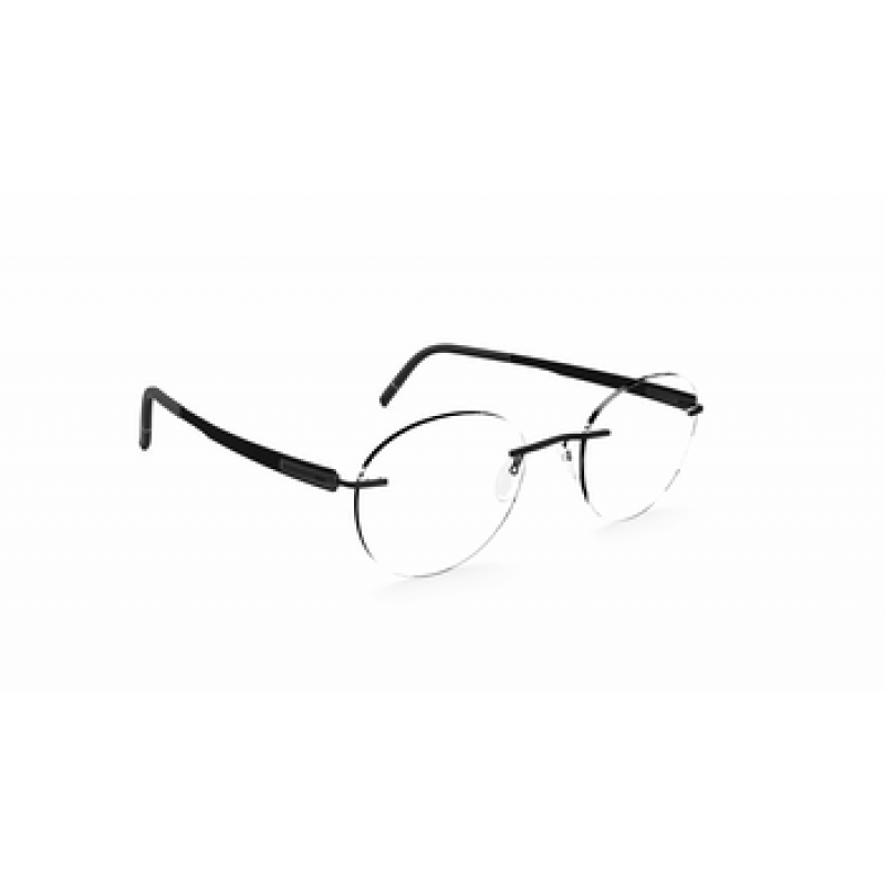 Eyeglasses Silhouette Blend ( 5555 ) 9040 Pure Black Eyeglasses Silhouette Blend ( 5555 ) 9040 Pure Black
