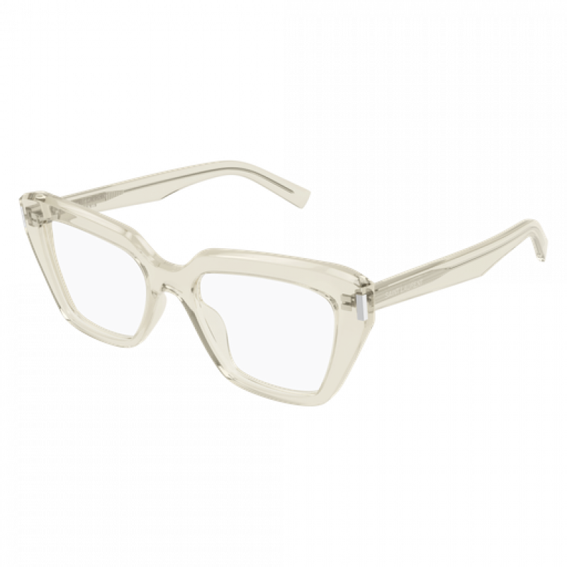 Eyeglasses Saint Laurent SL 829 - 004 Yellow / Transparent 54mm