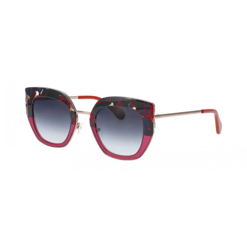 Sunglasses WOOW SUPER DOWN 0257 Red / Nosepads 49mm