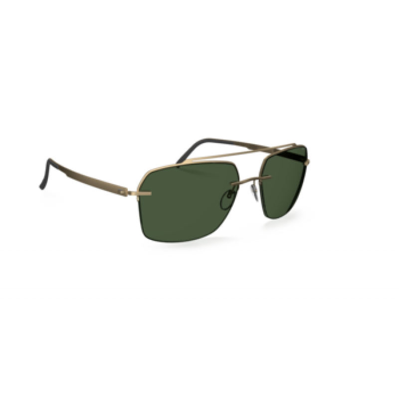 Sunglasses Silhouette Croisette Club 8726 7620 Gold/Brown Sunglasses Silhouette Croisette Club 8726 7620 Gold/Brown