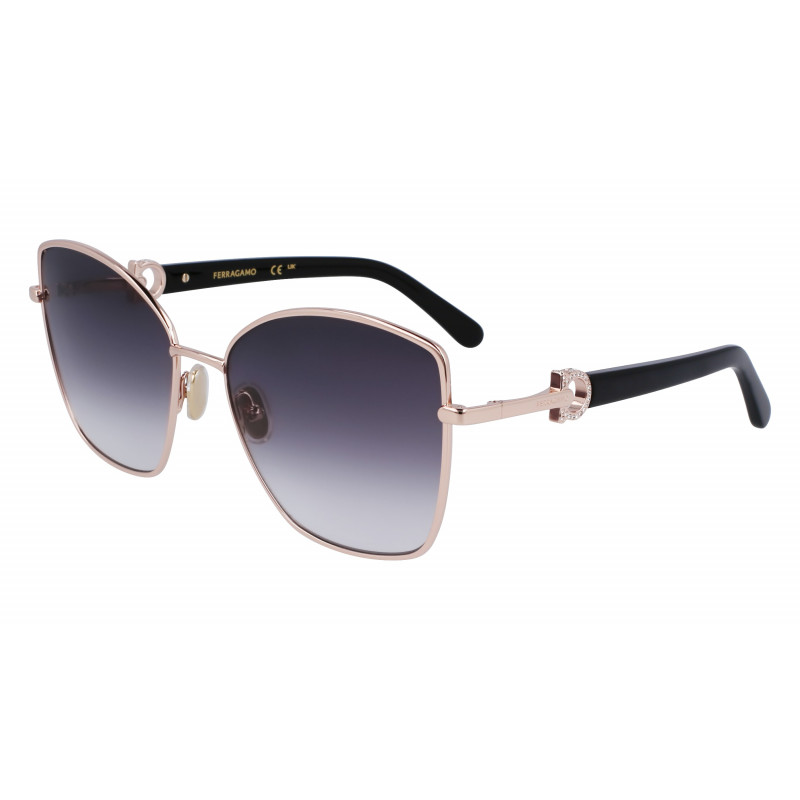 Sunglasses FERRAGAMO SF 312 SR 771 Rose Gold/Grey Gradient Sunglasses FERRAGAMO SF 312 SR 771 Rose Gold/Grey Gradient