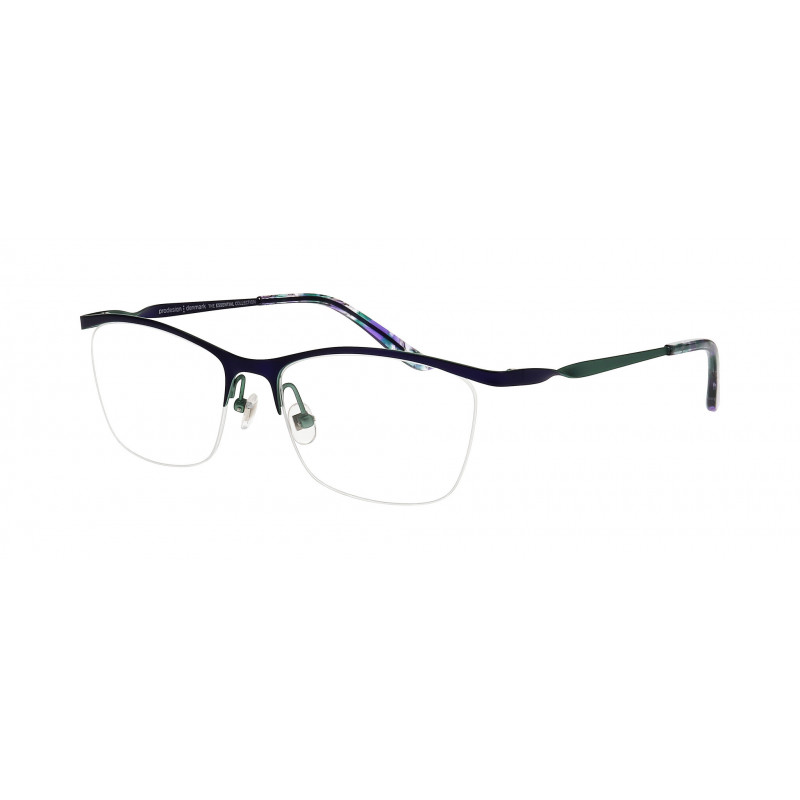 Eyeglasses Pro-design Denmark TWIST 2 3421 Purple-blue Medium Matt / Nosepad Eyeglasses Pro-design Denmark TWIST 2 3421 Purple-blue Medium Matt / Nosepad