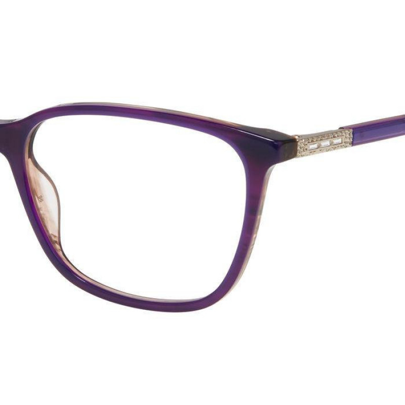 Eyeglasses Liz Claiborne L 657 V06 Violet Blue Eyeglasses Liz Claiborne L 657 V06 Violet Blue