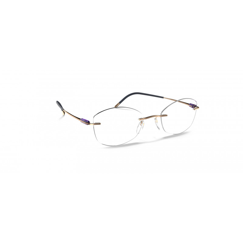 Eyeglasses Silhouette Purist Chassis Rimless 5561 7530 Creative Violet