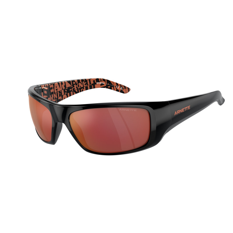 Sunglasses Arnette AN 4182 29166Q Hot Shot Black Grey Mirror Ora Sunglasses Arnette AN 4182 29166Q Hot Shot Black Grey Mirror Ora