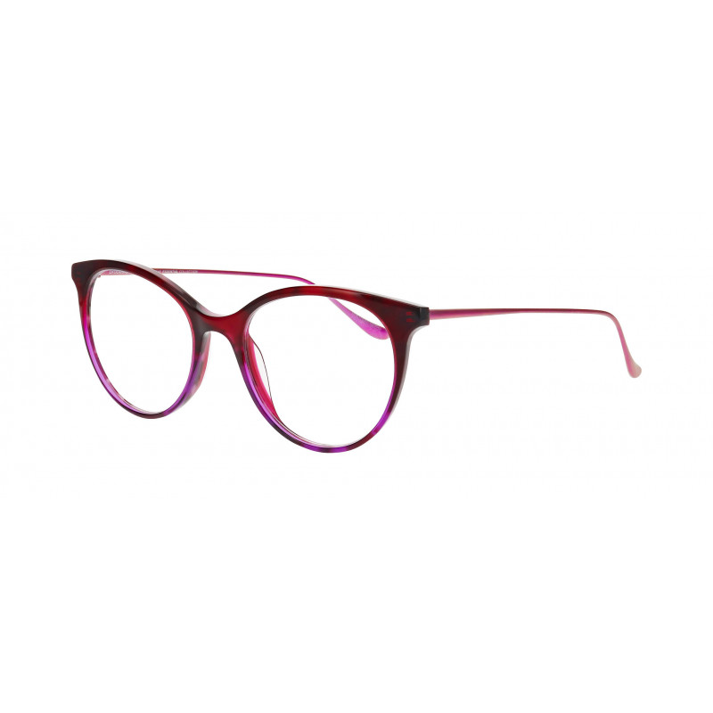 Eyeglasses Pro-design Denmark CONICAL 1 3844 Burgundy Gradient Demi Eyeglasses Pro-design Denmark CONICAL 1 3844 Burgundy Gradient Demi