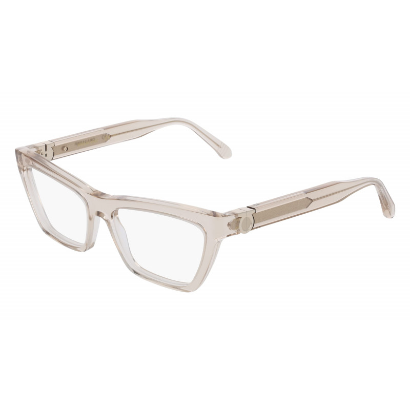 Eyeglasses FERRAGAMO SF 3021 259 Transparent Beige Eyeglasses FERRAGAMO SF 3021 259 Transparent Beige