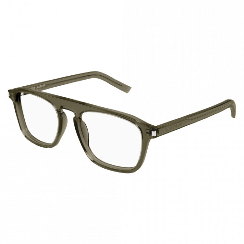Eyeglasses Saint Laurent SL 157 - 006 Brown / Transparent 52mm
