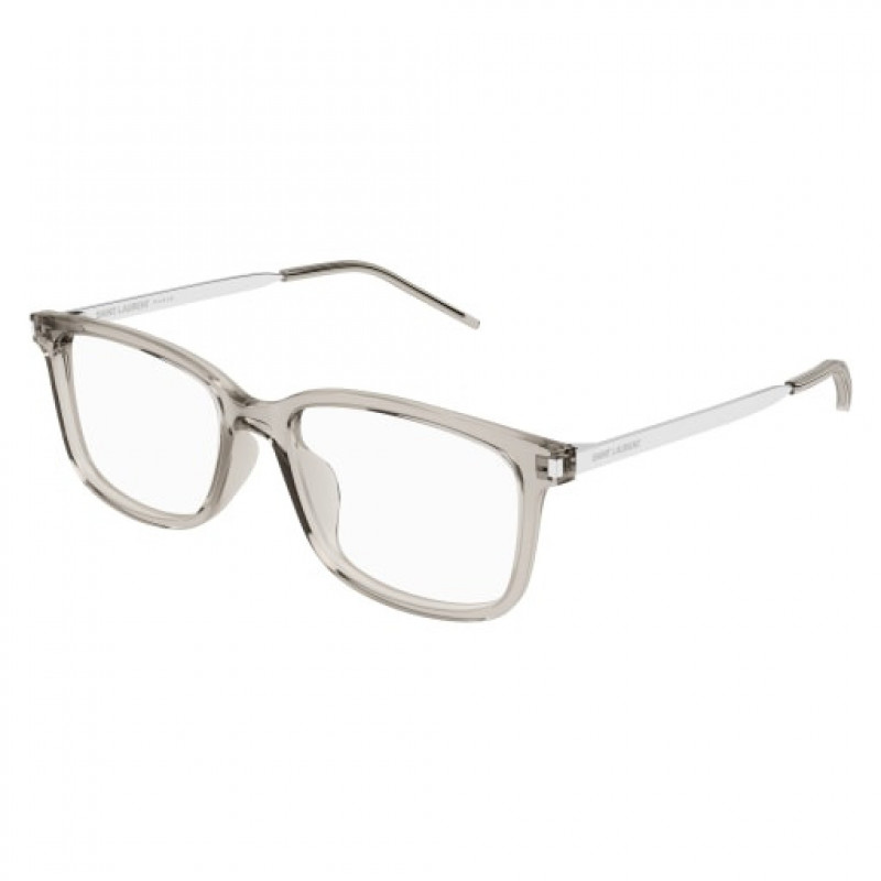 Eyeglasses Saint Laurent SL 684 /F- 003 Beige / Transparent Silver Eyeglasses Saint Laurent SL 684 /F- 003 Beige / Transparent Silver