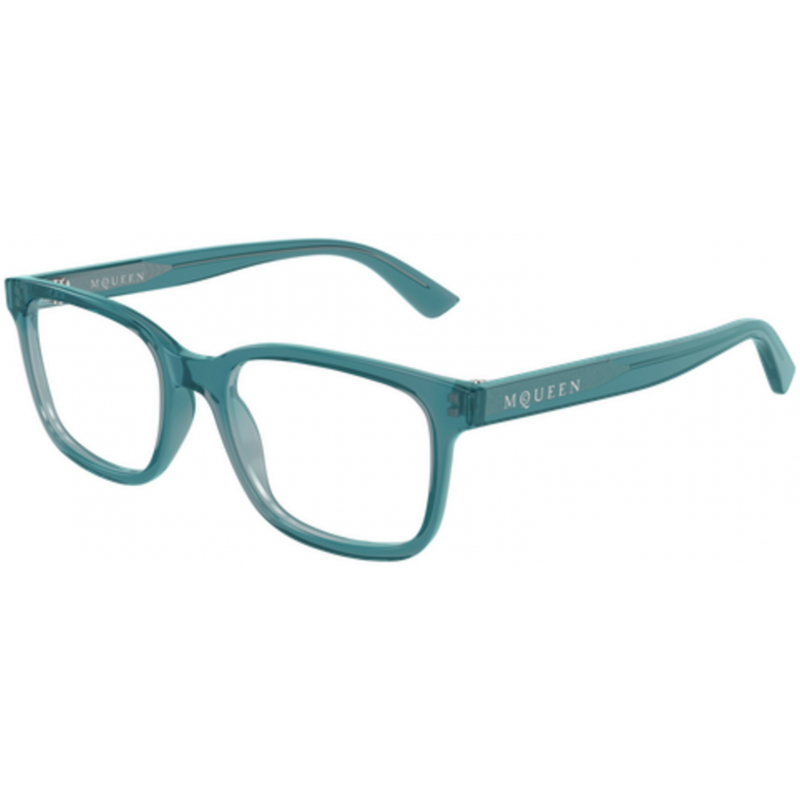 Eyeglasses Alexander McQueen AM 0541 O- 010 Blue / Transparent 54mm