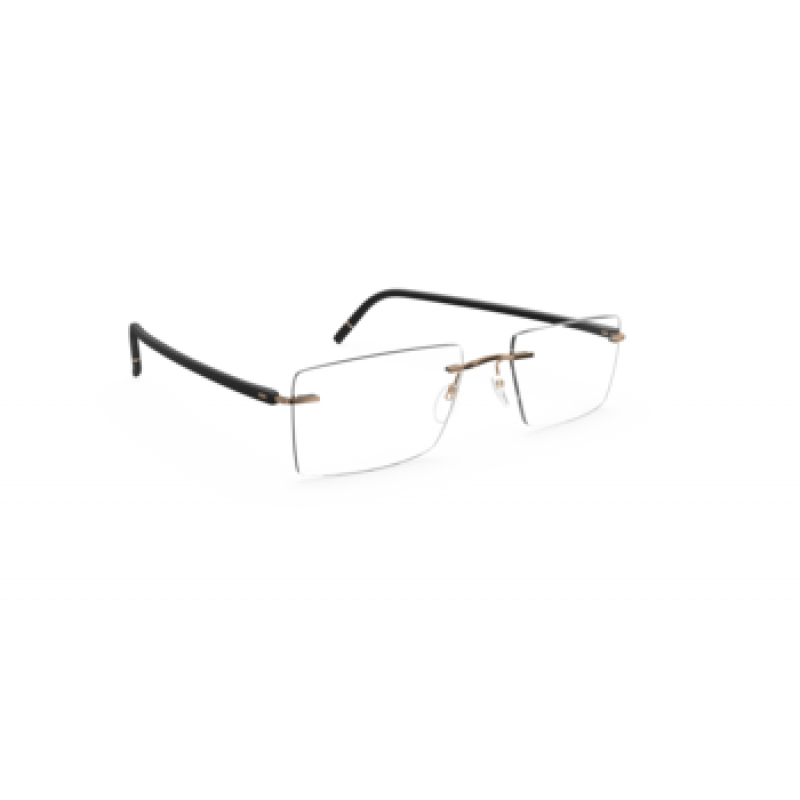 Eyeglasses Silhouette The Wave ( 5567 ) 7630 Gold/Black Eyeglasses Silhouette The Wave ( 5567 ) 7630 Gold/Black