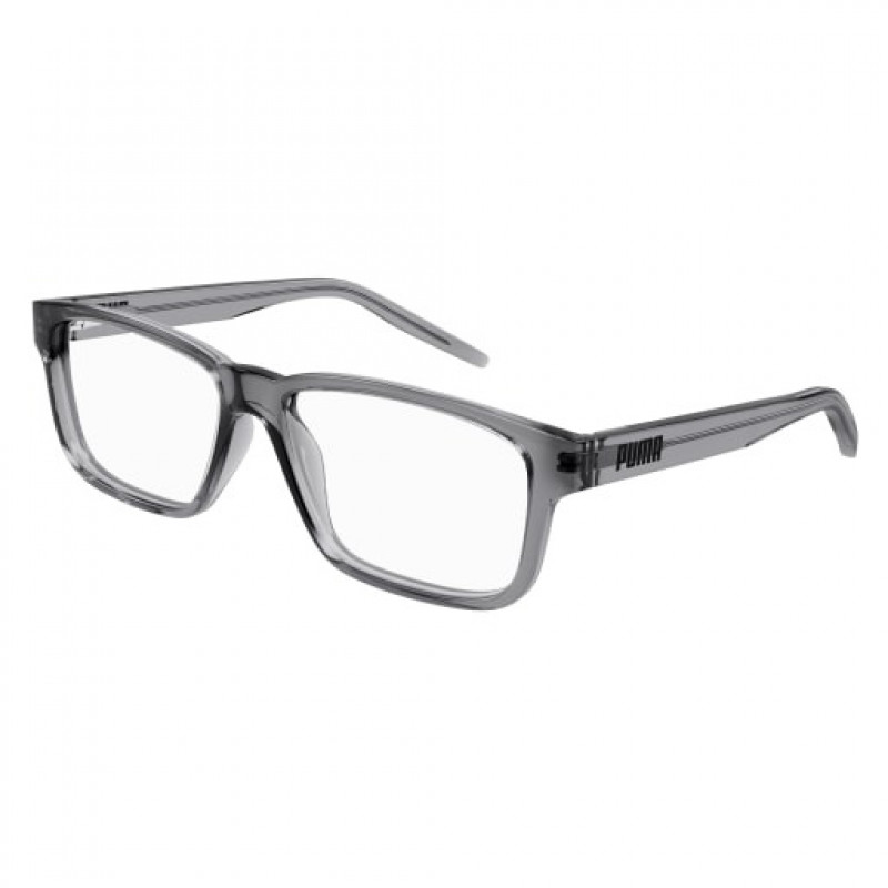 Eyeglasses Puma PJ 0046 O- 009 Grey / Transparent Eyeglasses Puma PJ 0046 O- 009 Grey / Transparent