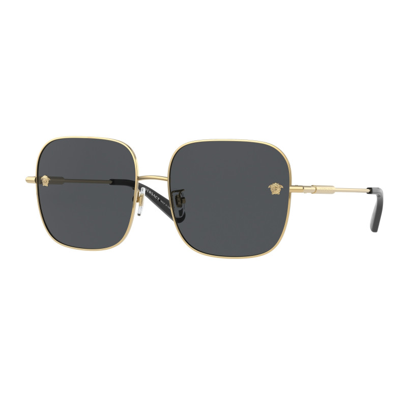 Sunglasses Versace VE 2246 D 100287 Gold Dark Grey