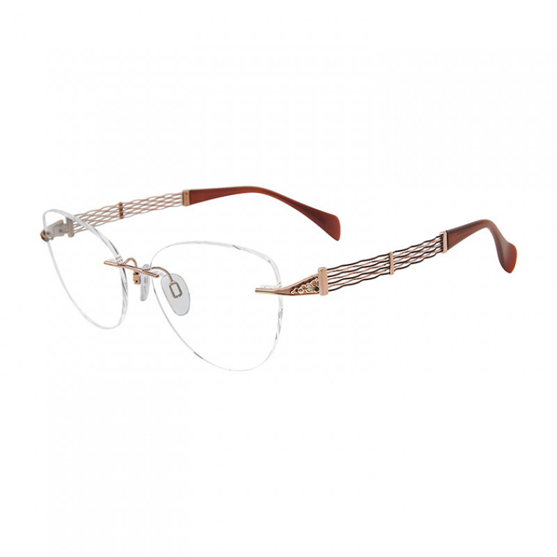 Eyeglasses Line Art 2179 Brown BR 54mm
