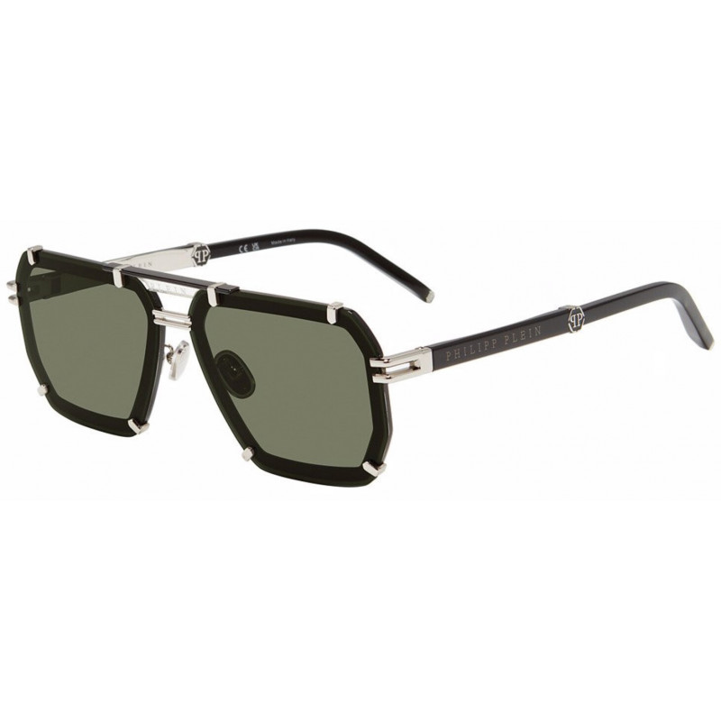 Sunglasses Philipp Plein SPP 131 583x Palladium/Black Sunglasses Philipp Plein SPP 131 583x Palladium/Black