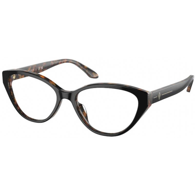 Eyeglasses Ralph Lauren RL 6228 U 5260 Shiny Black On Jerry Havana Eyeglasses Ralph Lauren RL 6228 U 5260 Shiny Black On Jerry Havana
