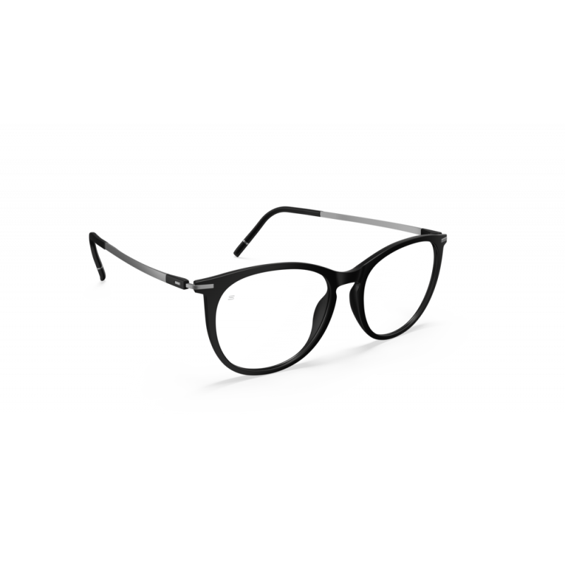 Eyeglasses Silhouette Rising Dawn 1628 9100 Pure Black 53mm