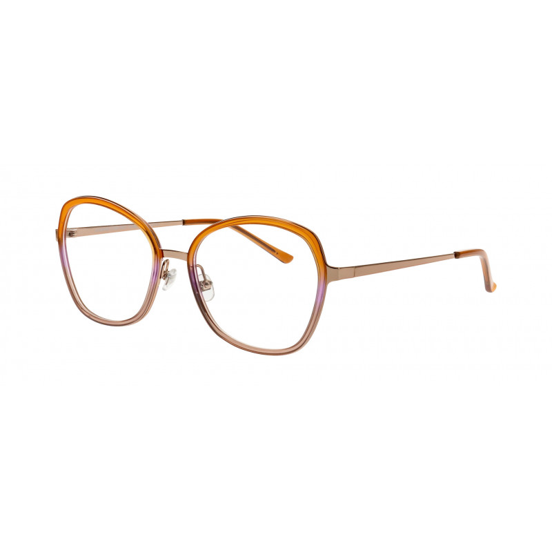 Eyeglasses Pro-design Denmark DUAL 2 4545 Orange Gradiant Transparent / Nosepad Eyeglasses Pro-design Denmark DUAL 2 4545 Orange Gradiant Transparent / Nosepad