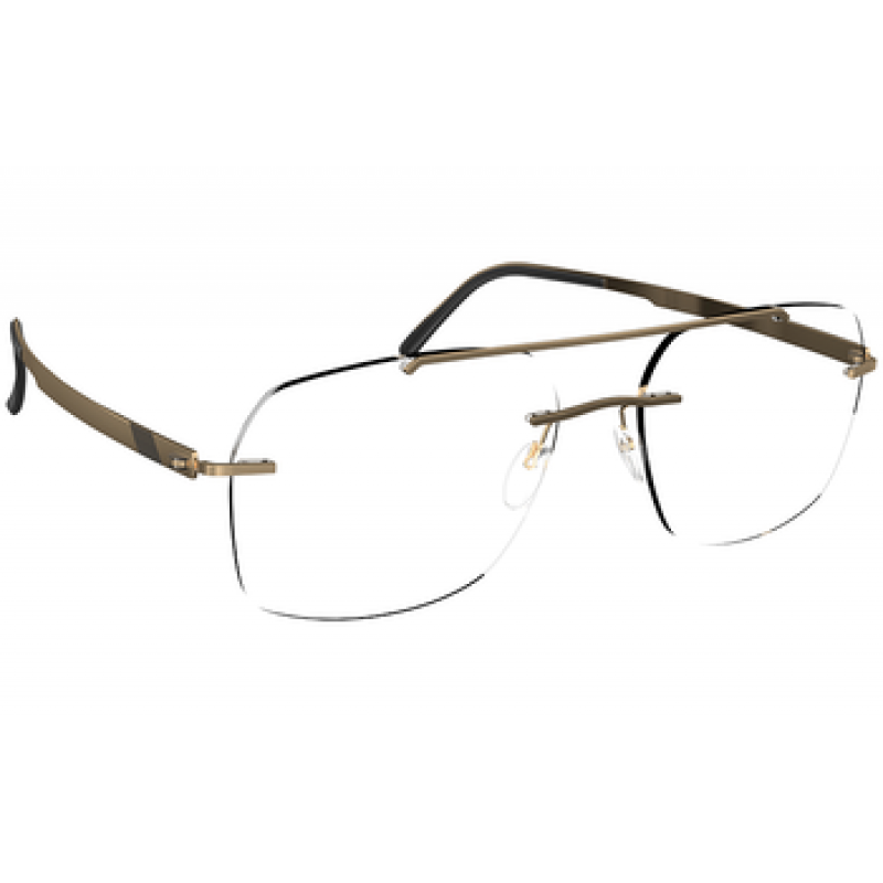 Eyeglasses Silhouette Venture ( 5537 ) 5558 7520 Gold/Black Eyeglasses Silhouette Venture ( 5537 ) 5558 7520 Gold/Black