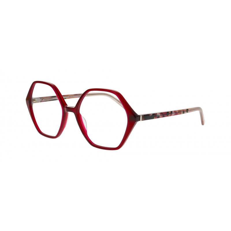 Eyeglasses Pro-design Denmark ELATE 1 3832 Burgundy Dark Shiny 54mm