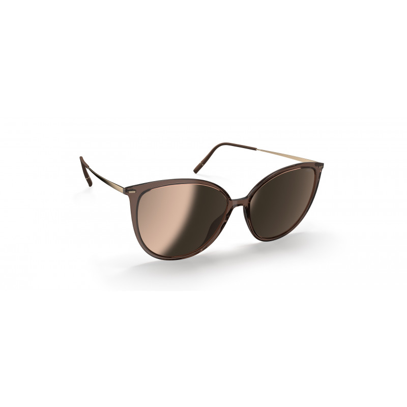 Sunglasses Silhouette Hermosa Fullrim 3195 6230 Brown / Gold Sunglasses Silhouette Hermosa Fullrim 3195 6230 Brown / Gold