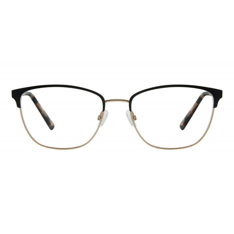 Eyeglasses Liz Claiborne L 681 2M2 Black Gold Eyeglasses Liz Claiborne L 681 2M2 Black Gold