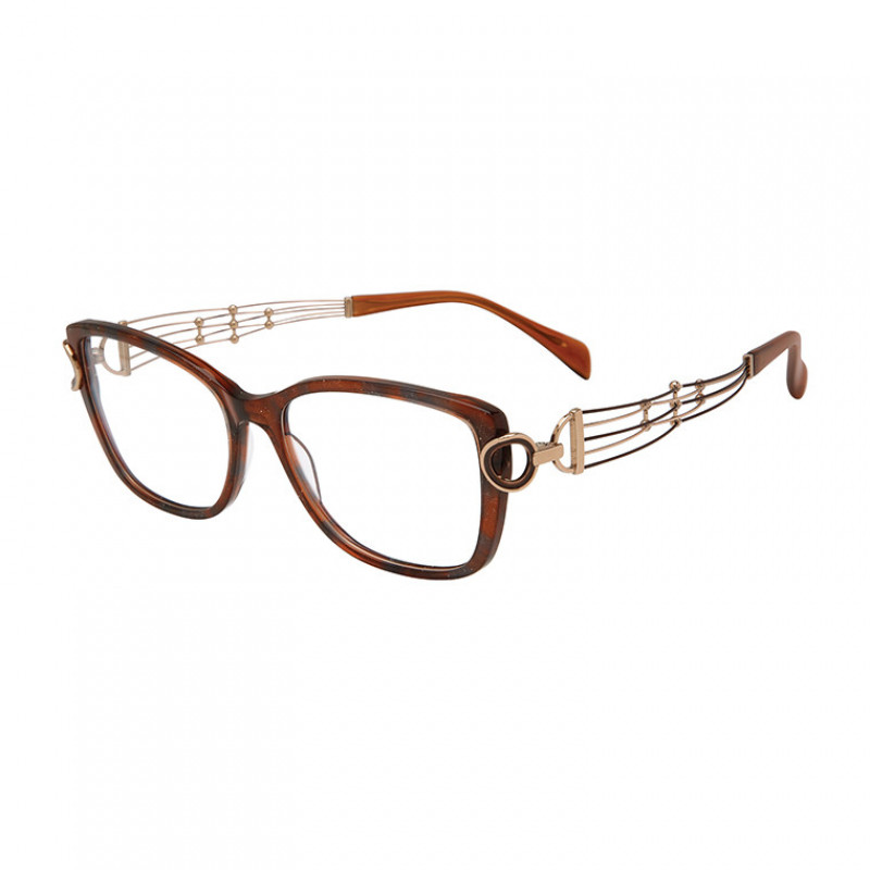 Eyeglasses Line Art 2185 Brown BR Eyeglasses Line Art 2185 Brown BR