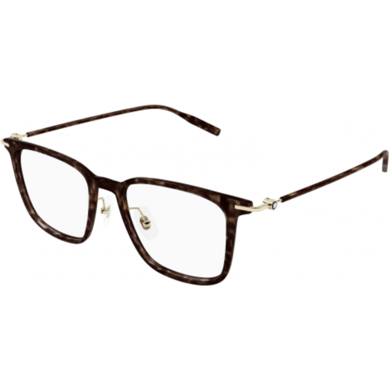 Eyeglasses Montblanc MB 0354 O- 002 Havana / Transparent Gold 52mm