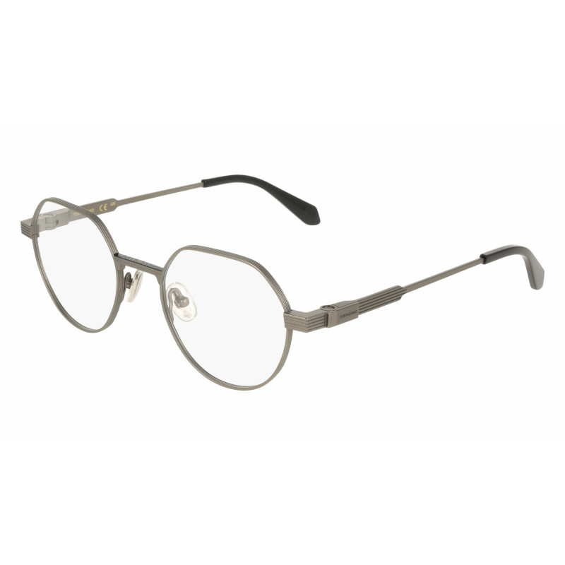 Eyeglasses FERRAGAMO SF 2605 071 Matte Dark Ruthenium 51mm