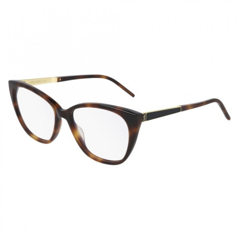 Eyeglasses Saint Laurent SL M 72 - 004 Havana / Transparent Gold Eyeglasses Saint Laurent SL M 72 - 004 Havana / Transparent Gold