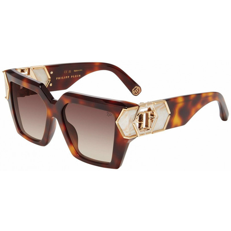 Sunglasses Philipp Plein SPP 135 M 0752 Shiny Dark Havana Sunglasses Philipp Plein SPP 135 M 0752 Shiny Dark Havana