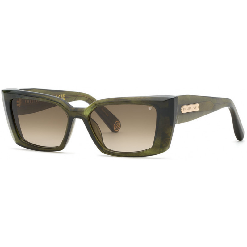 Sunglasses Philipp Plein SPP 215 M 0vad Green/Black Melange Sunglasses Philipp Plein SPP 215 M 0vad Green/Black Melange