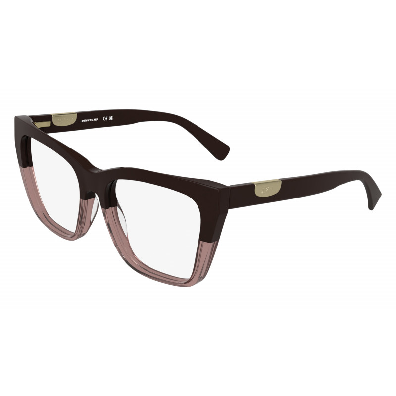 Eyeglasses LONGCHAMP LO 2786 MAG-SET 218 Brown & Transparent Rose/Brown 54mm