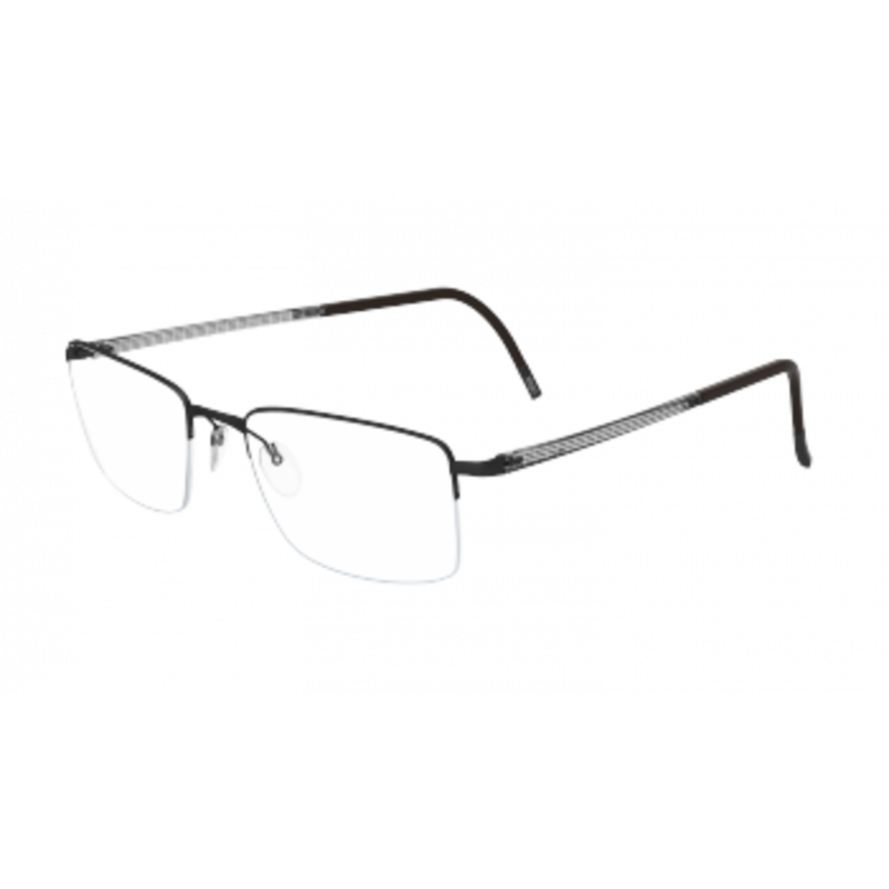 Eyeglasses Silhouette Illusion Nylor 5457 6058 Black Matte/Grey Eyeglasses Silhouette Illusion Nylor 5457 6058 Black Matte/Grey