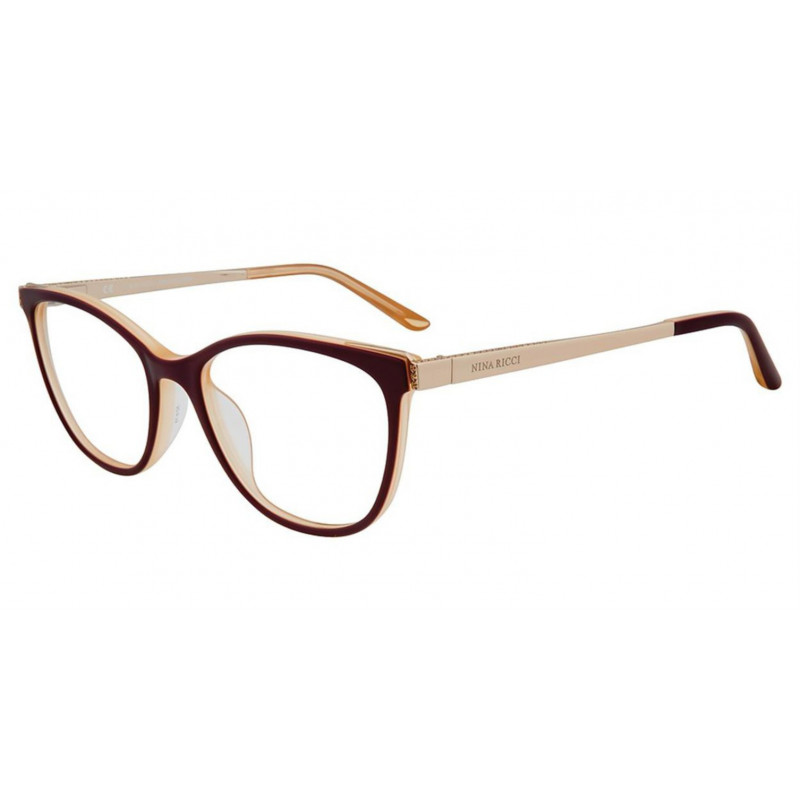 Eyeglasses Nina Ricci VNR 124 S Burgundy 09HN