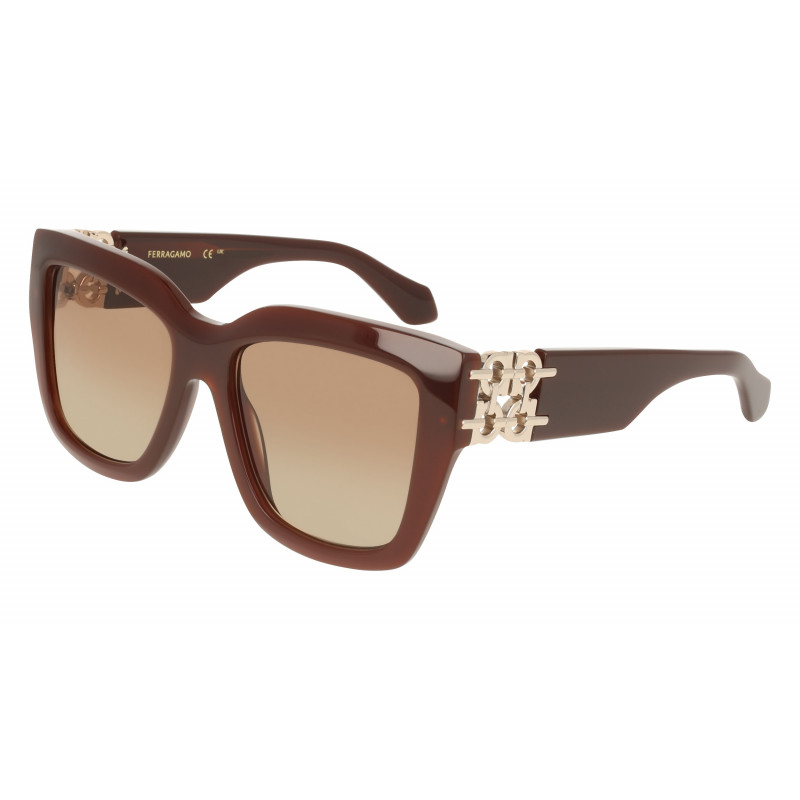 Sunglasses FERRAGAMO SF 2083 SE 210 Dark Brown Sunglasses FERRAGAMO SF 2083 SE 210 Dark Brown