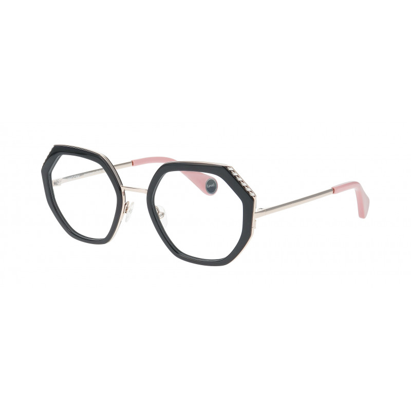 Eyeglasses WOOW NEXT LEVEL 1 100 Black / Nosepads 51mm